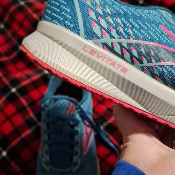 Brooks Teal and Pink Running Shoes - Picture 4 of 4